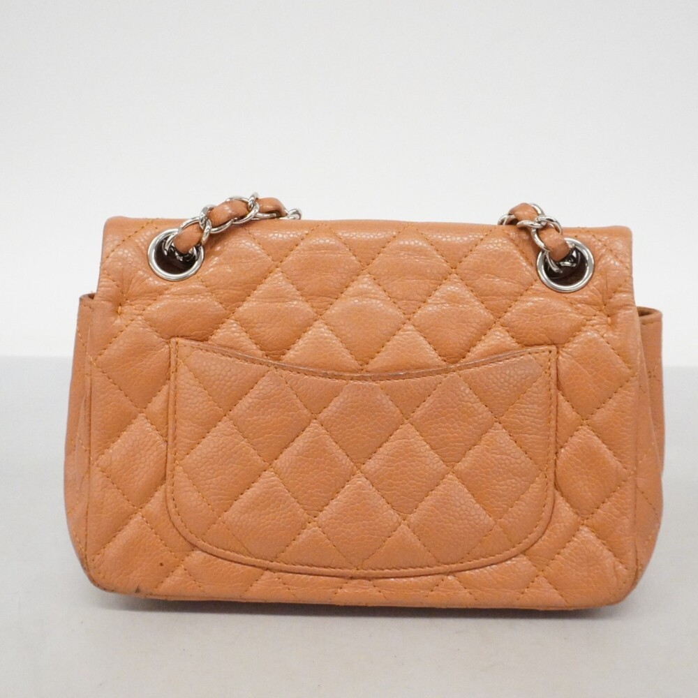 CHANEL Brown Caviar Leather Shoulder Bag - Picture 14 of 15